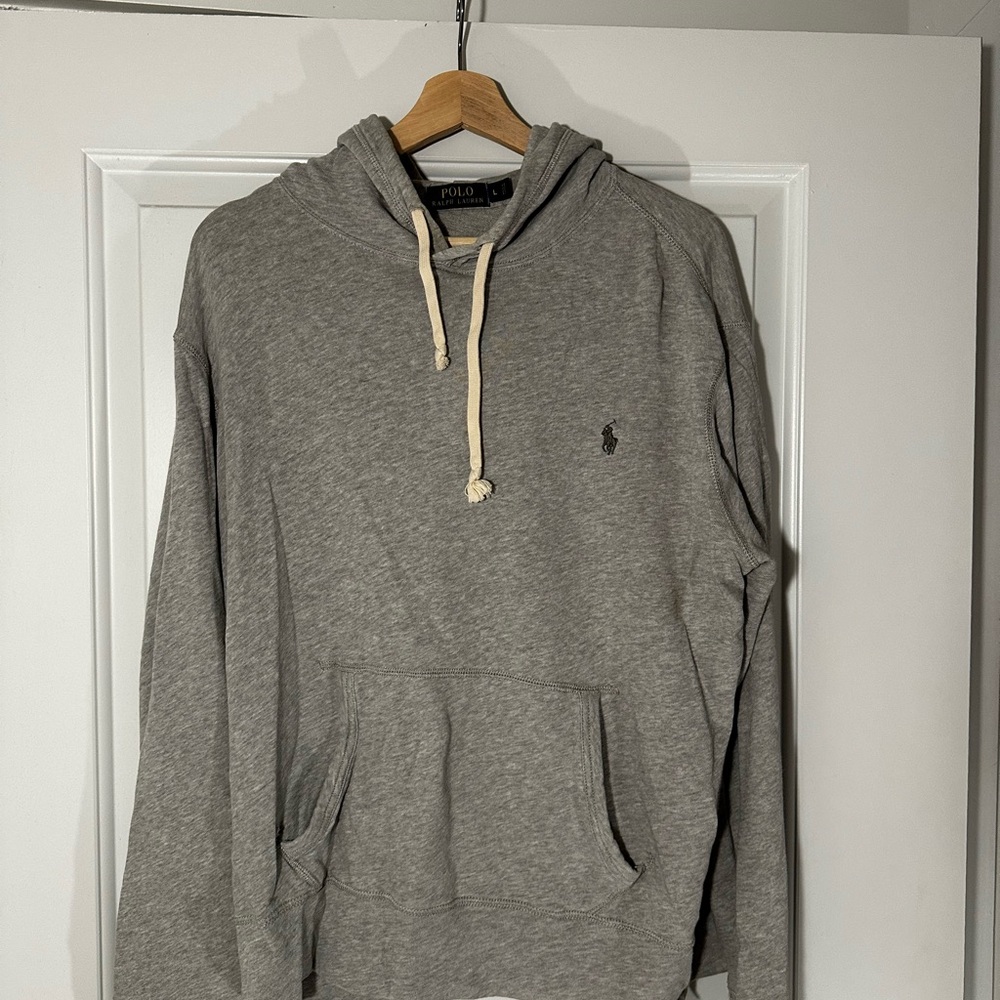 Ralph Lauren Heather Gray Men's Hoodie